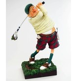 Forchino The golfer, humorous figurine  "Fore"