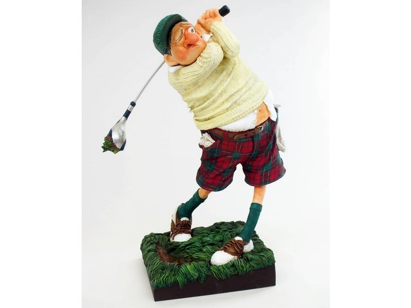 Forchino The golfer, humorous figurine  "Fore"