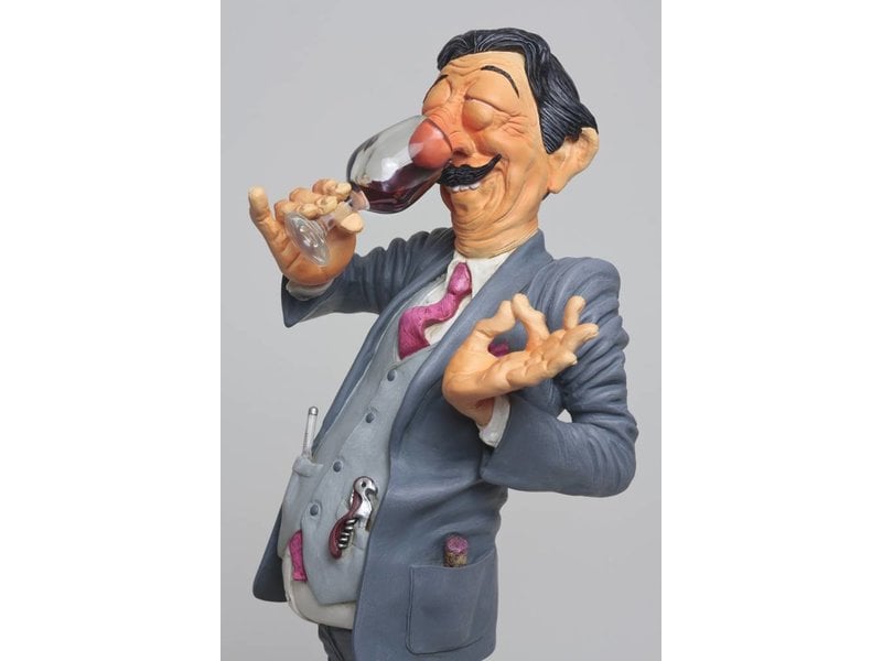 Forchino Caricature statue The wine taster