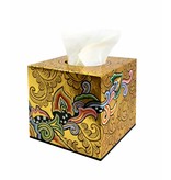 Toms Drag Tissue-Box quadratisch, gold