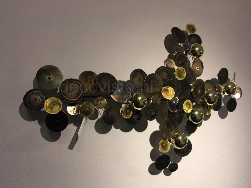 C. Jeré - Artisan House Wall art sculpture Raindrops Brass -  pequeño