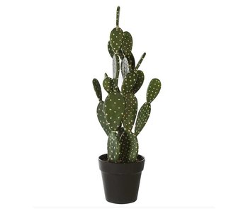 Casablanca Deco-Art Green imitation cactus in flowerpot