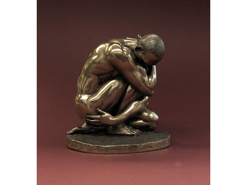 BodyTalk Nude male bodybuilder sculpture