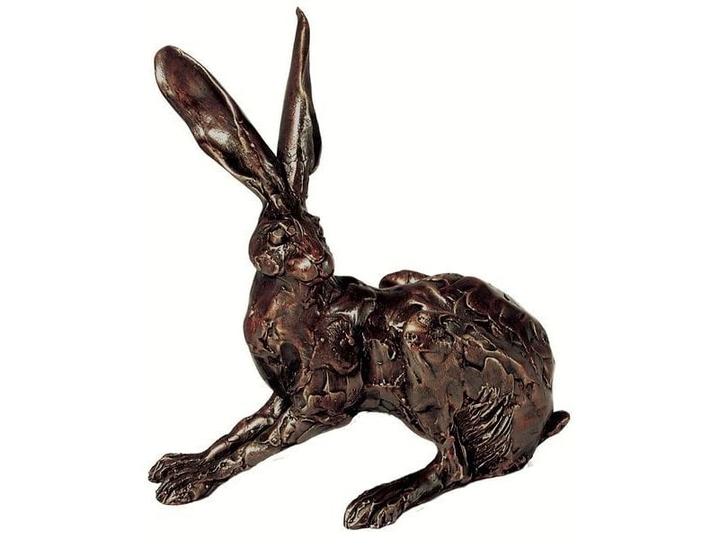 Frith Hare sculpture - crouching hare