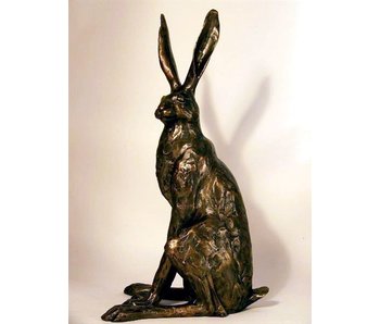 Frith Sitting hare sculpture - L - Premier Finish