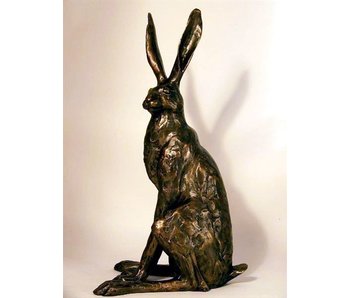 Frith Sitzende Hase Skulptur - L -  Premier Finish
