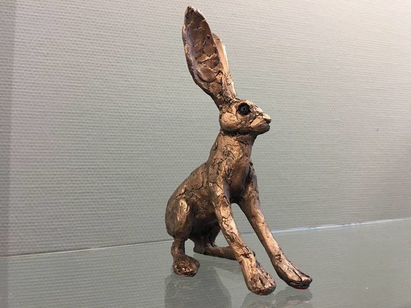 Frith Hare sculpture Ted, alerted