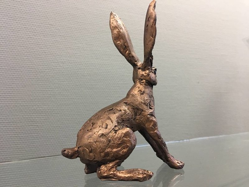 Frith Hare sculpture Ted, alerted