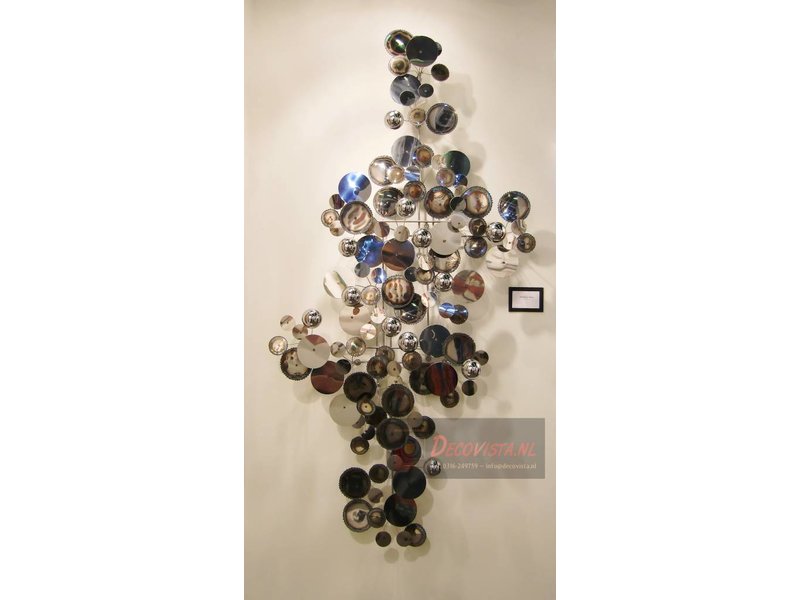 C. Jeré - Artisan House Wall art sculpture Raindrops Silver