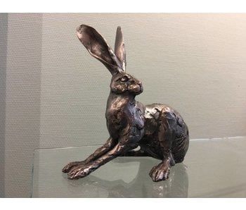 Frith Hare sculpture - crouching hare - Premier Finish