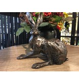 Frith Hare sculpture - crouching hare