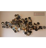 C. Jeré - Artisan House Wall art sculpture Raindrops Brass