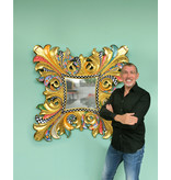 Toms Drag Vierkant gevormde spiegel Majestic XXL