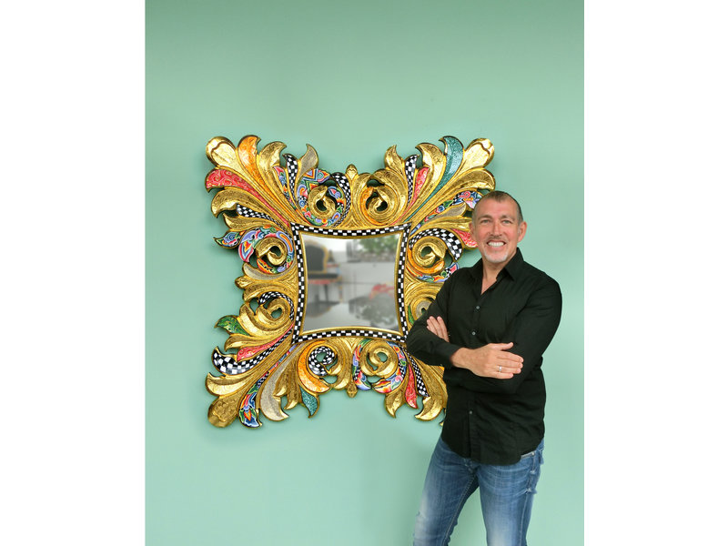 Toms Drag Vierkant gevormde spiegel Majestic XXL