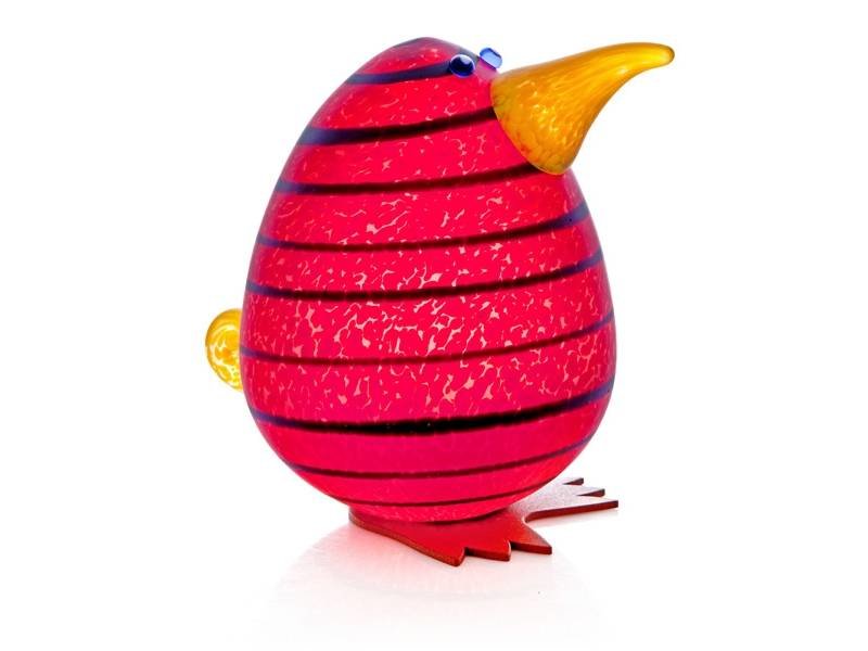 Borowski Kiwi Egg Paperweight, red