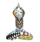 Toms Drag Estatuilla del gato de yoga Swami - L