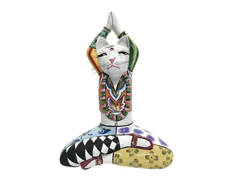 Toms Drag Yoga Katzen Figur Swami - L