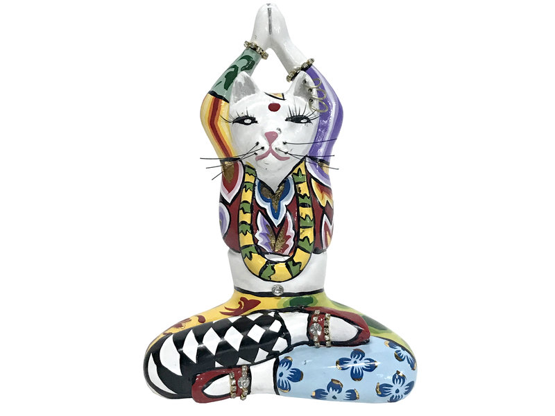 Toms Drag Estatuilla del gato de yoga Swami - S