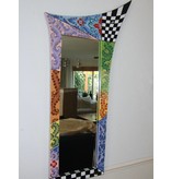 Toms Drag Asymmetric design mirror in MDF wooden frame