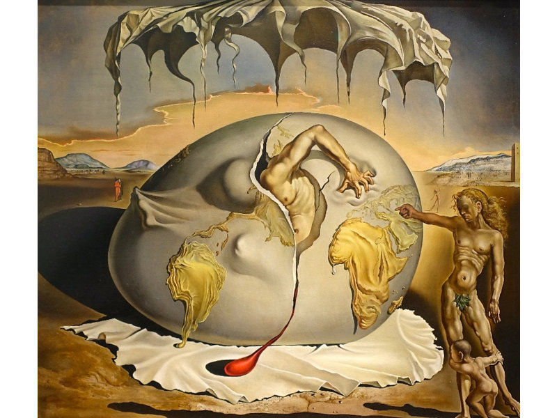 Salvador Dali Geopolitisches Kind beobachtet die Geburt des neuen Menschen (1943) - Dali