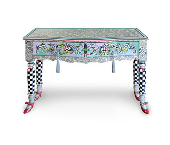Toms Drag Console table Versailles, Silver line