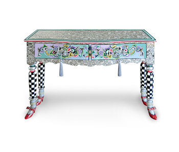 Toms Drag Console tafel Versailles, Silver line