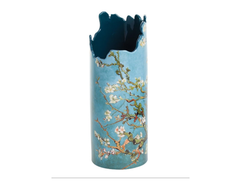 Silhouette d'Art - John Beswick Almond Tree in Blossom  -Vincent Van Gogh  Art vase