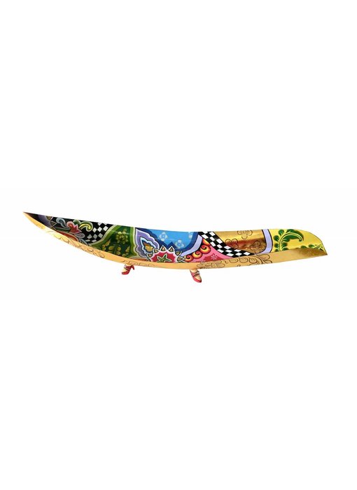Toms Drag Bowl, elongated -  Gold outer shell
