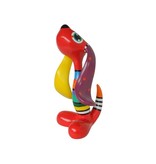 Jacky Art Dog Rix, brightly coloured animal figurine
