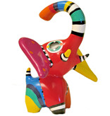 Jacky Art Elefant Hugo, brightly coloured animal figurine