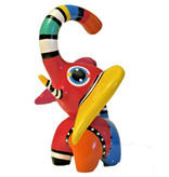 Jacky Art Elefant Hugo, brightly coloured animal figurine