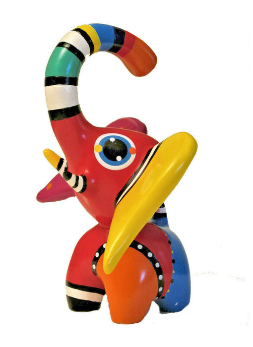 Jacky Art Colorido objeto de arte  Elefante Hugo