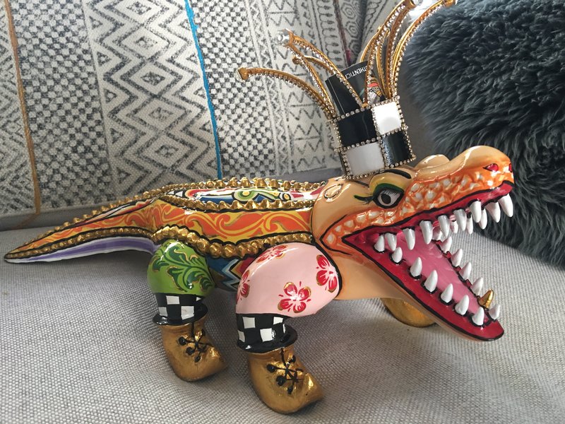 Toms Drag Alligator krokodil of kaaiman Francesca - S