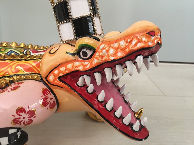 Toms Drag Alligator krokodil of kaaiman Francesca - S