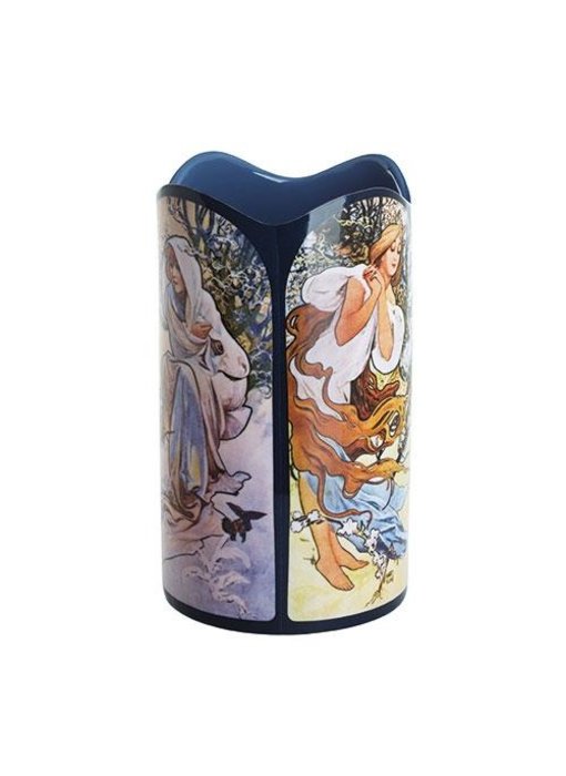 Silhouette d'Art - John Beswick Vase Mucha - Four Seasons