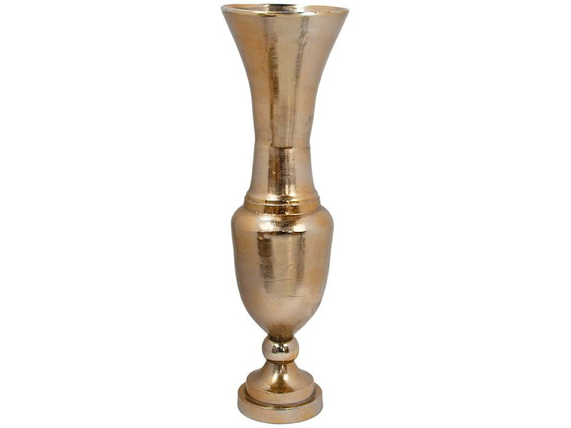 Dutch Design Label  Tall Aluminium vase in bronze  102 cm