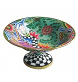 Toms Drag Round colorful bowl on base - L