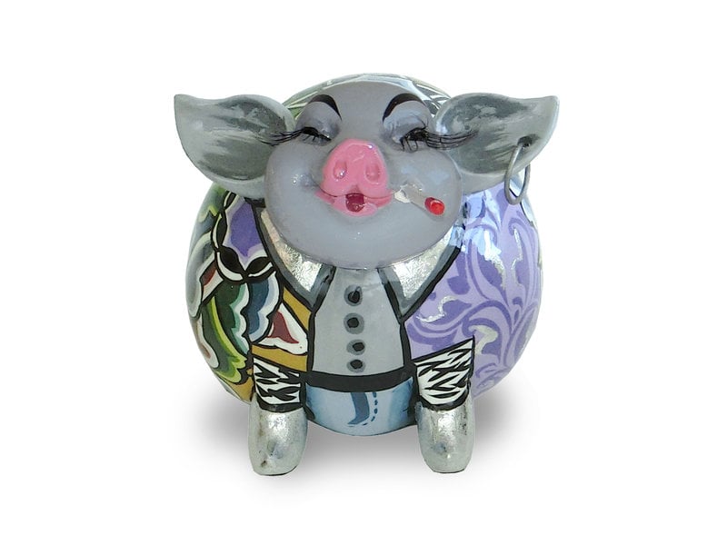 Toms Drag Pig figurine Cedric, Silver Line