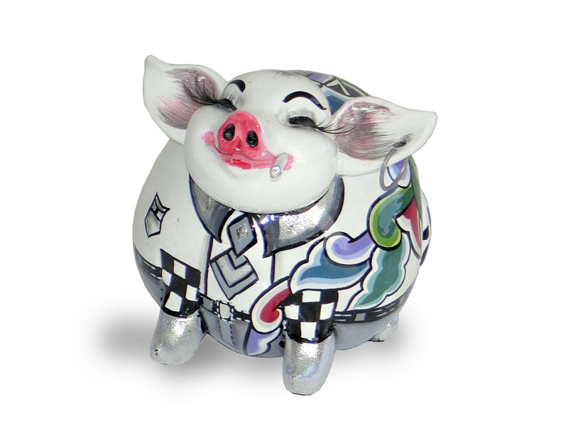 Toms Drag figurita de cerdo Hendrik, blanco