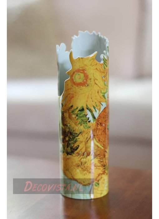 Silhouette d'Art - John Beswick Vase - Vincent Van Gogh Sunflowers