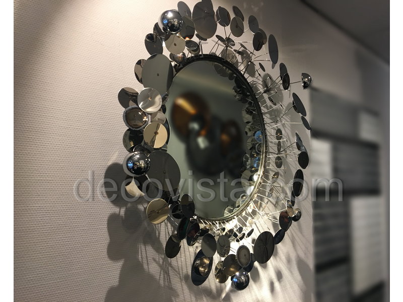 C. Jeré - Artisan House Raindrops Mirror wandkunstobject, spiegel - zilver