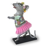 Toms Drag Dance mouse with pink tutu, figurine mouse Lizzy