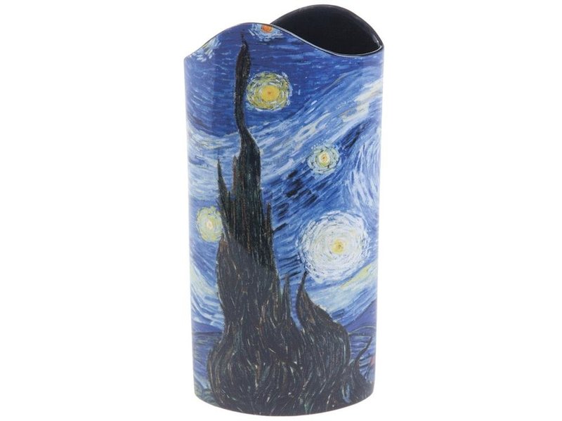 Silhouette d'Art - John Beswick Vaas De Sterrennacht van Vincent van Gogh, kunstvaas
