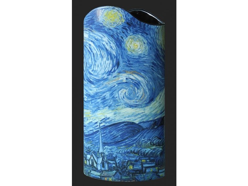 Silhouette d'Art - John Beswick Vaas De Sterrennacht van Vincent van Gogh, kunstvaas