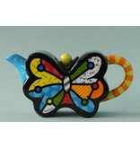 Britto Eénpersoons Vlinder theepotje - Romero Britto