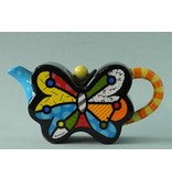 Britto Kunstvolle teekanne Butterfly by Romero Britto