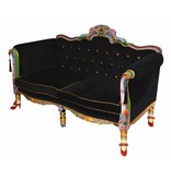Toms Drag Sofabank Versailles, sofá de dos plazas, negro