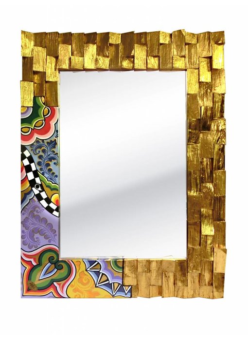 Toms Drag Mirror Golden Wood - M