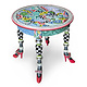 Tafel of bijzettafel Versailles rond - Silver Line