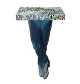 Toms Drag Mesa, consola Patas de dama, console table  "Men´s Legs" - Silver Line